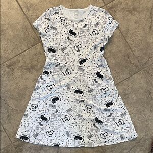 Wonder Nation Kids Dress - Black and White Graphic